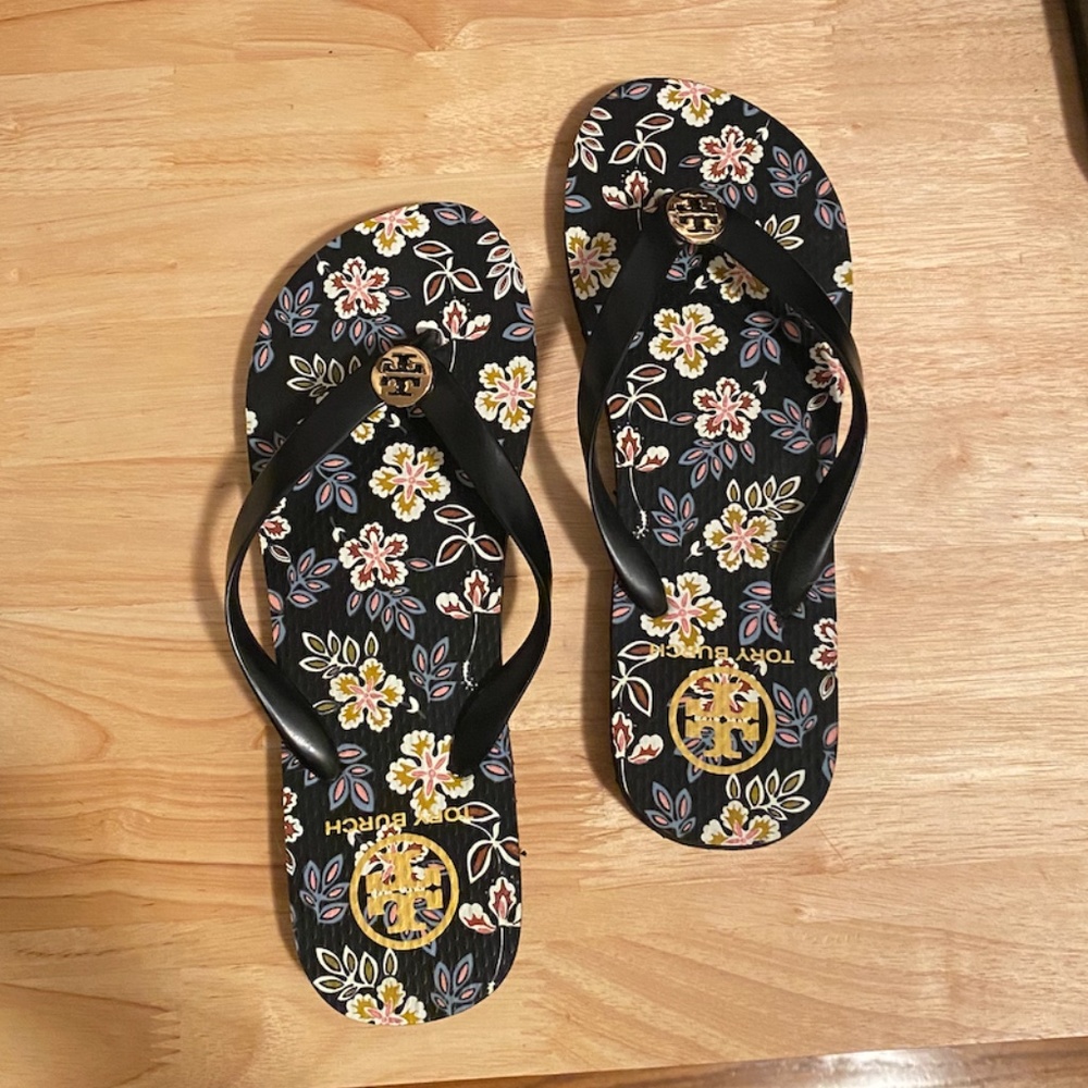 Tory Burch Flip Flops! Never Worn!